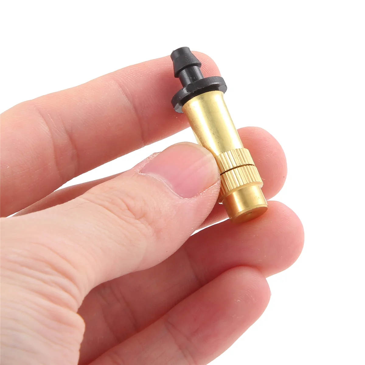 Качественный 50 шт. регулируемый распылитель, латунная насадка для запотевания, распылительный спринклер для мини-капельного садового полива, спрей для орошения