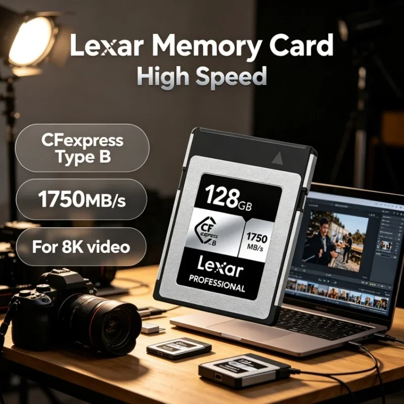 Lexar CFexpress Type B Memory Card 128GB 256GB Storage Card CF express Type B Card Read 1750MB/s 512GB For Videographers