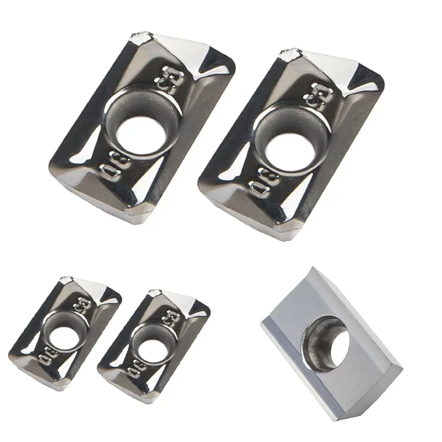 2PCS-APKT1135 APKT1604 PDER R0.8 Carbide Milling Insert For Aluminum Alloy CNC Indexable Milling Blade 400R Milling Cutter Tip
