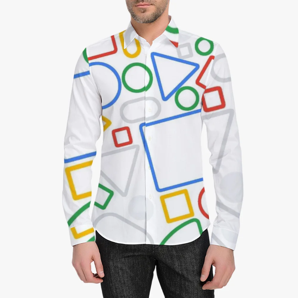 

Модные мужские модные элементы, простой и индивидуальный дизайн, повседневный топ на пуговицах с лацканами, свободная и удобная рубашка больших размеров.