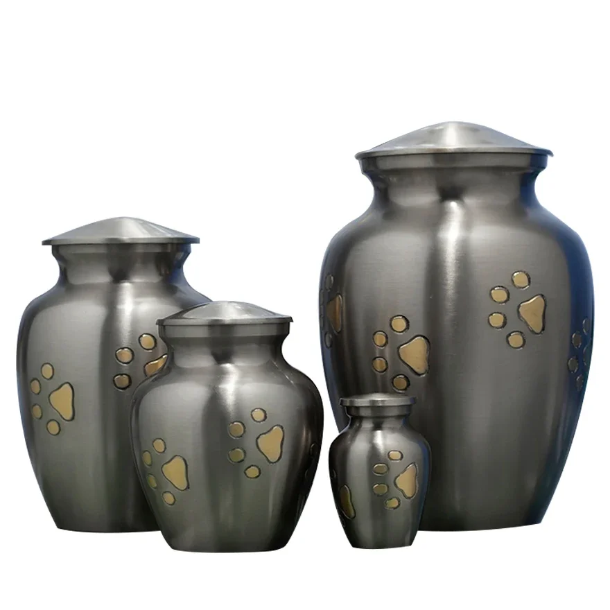 

pet sealed moisture-proof metal urns cremation dog cat urns dog urn