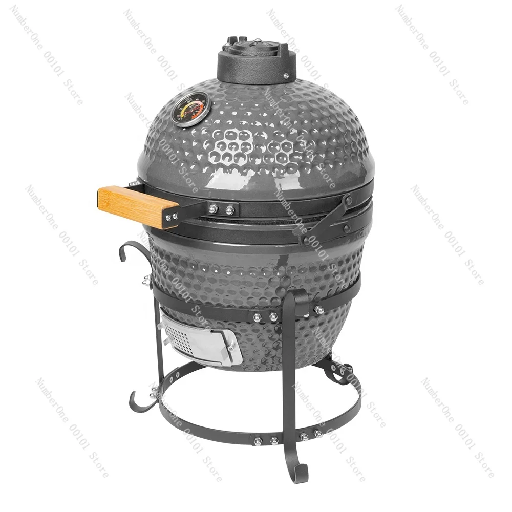 13 Inch Portable Bbq Grill Parilla Komado Grills Tandoori Oven Charcoal Kamado Mini