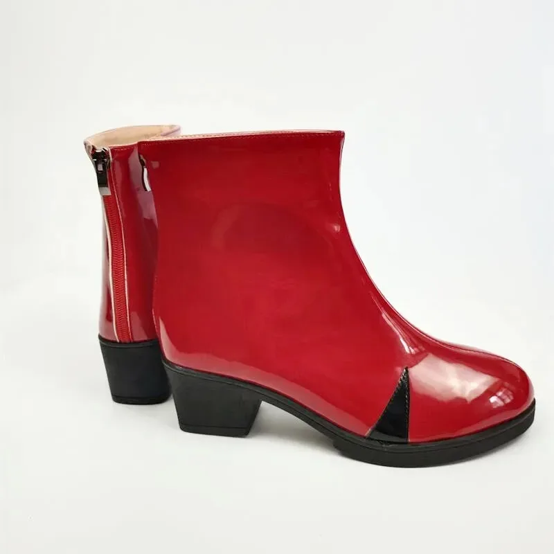 

New VA 02 Asuka Langley Soryu Cosplay Shoes Boots Halloween Party Costume Accessories Custom Made NVBTHRFCVV2025
