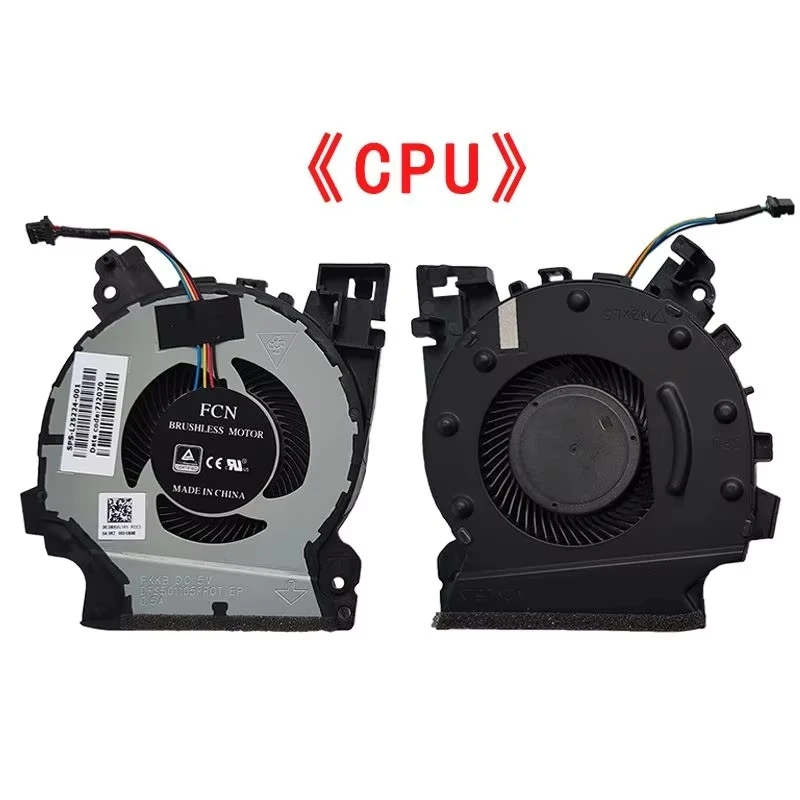 Laptop CPU/GPU Cooling Fan for HP ZBook 15v G5 L25223-001 L25223-001 L25224-001 Notebook Cpu Cooler