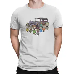 Wacky Races 60s Cartoon Team Friends T Shirt Grunge Men Polyester Tees Summer Clothing Harajuku O-Neck TShirt