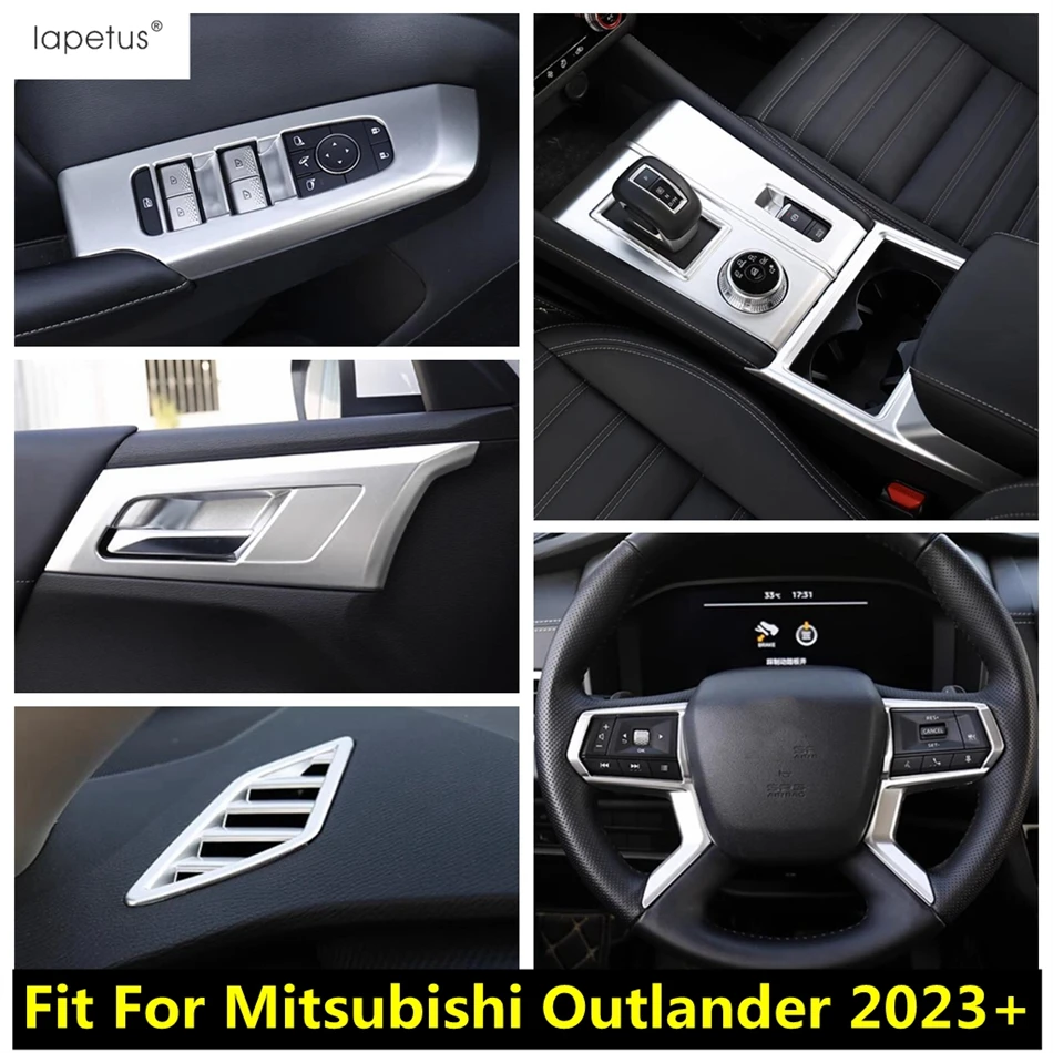 

Gear Shift Panel / Window Lift / Handle Bowl / Dashboard Air AC Vents Cover Trim Accessories For Mitsubishi Outlander 2023 2024