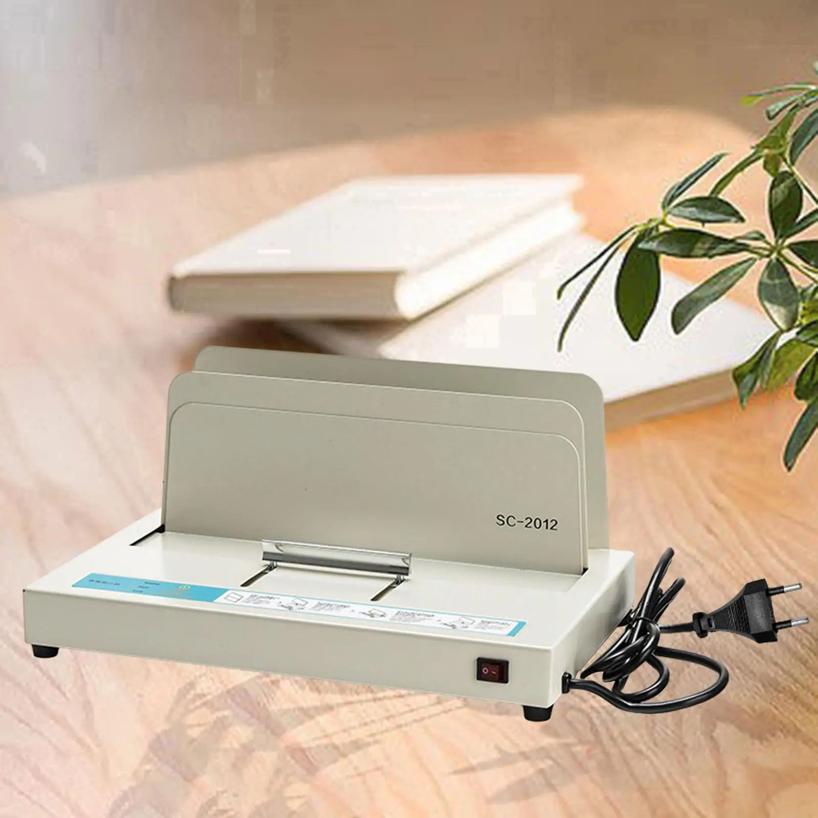 Máquina de encadernação térmica elétrica, Adaptador EUA, Cola Hot Melt, Pasta para documentos contratuais, Documentos contratuais, Concursos de escritório