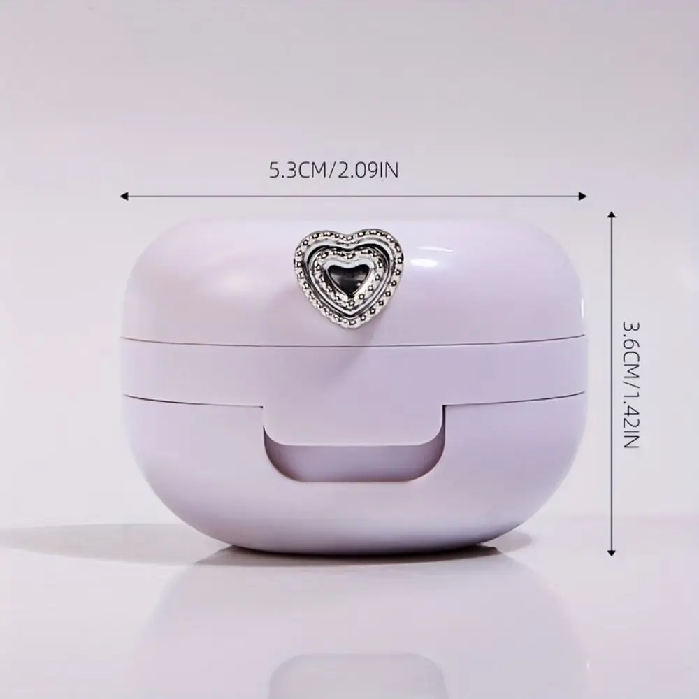 Reizen Lip Slaapmasker Container Kleine Spiegel Compacte Cosmetische Lippenbalsem Container Hervulbare Fles Met Borstel Lip Masker Case