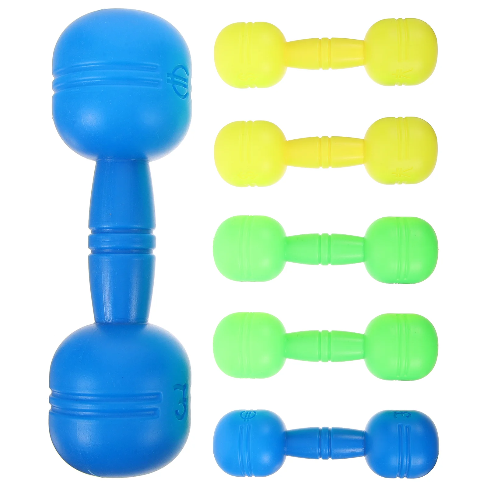 

3 Pairs Fitness Equipment Children's Dumbbell Toddler Dumbbells Accessories Pvc Hand Weights