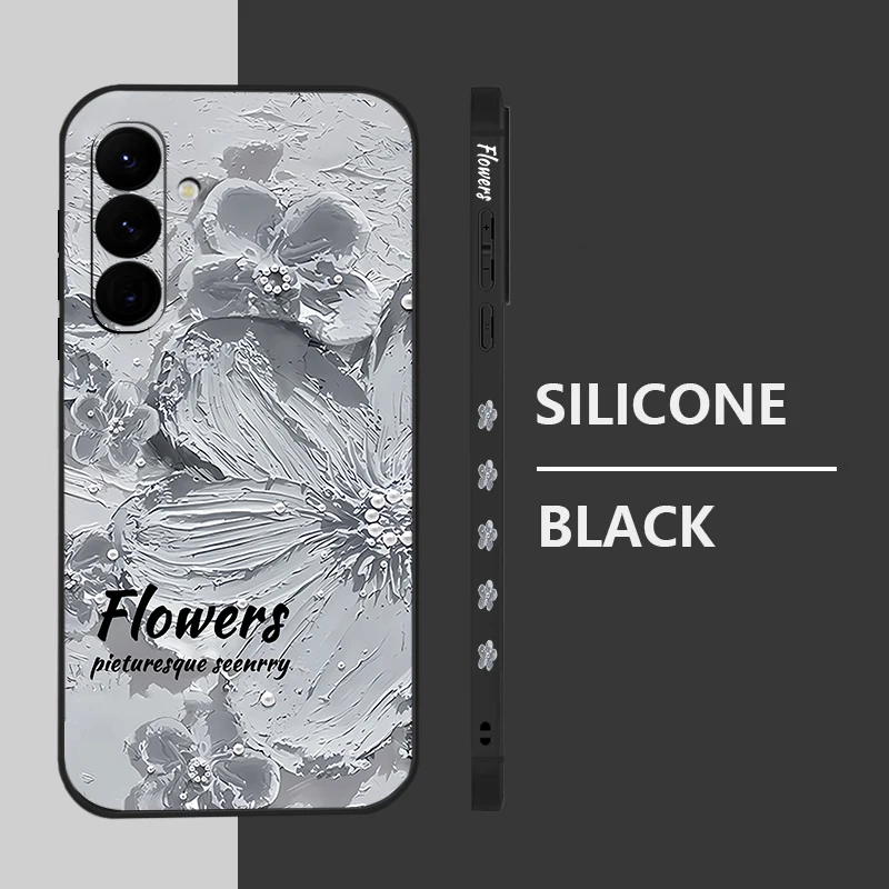 Blossomed Flower Lanyard Case For Samsung Galaxy A55 A56 A54 5G A35 A25 A15 A53 A34 A14 S20 S21 FE S22 S23 S24 S25 Ultra Capa