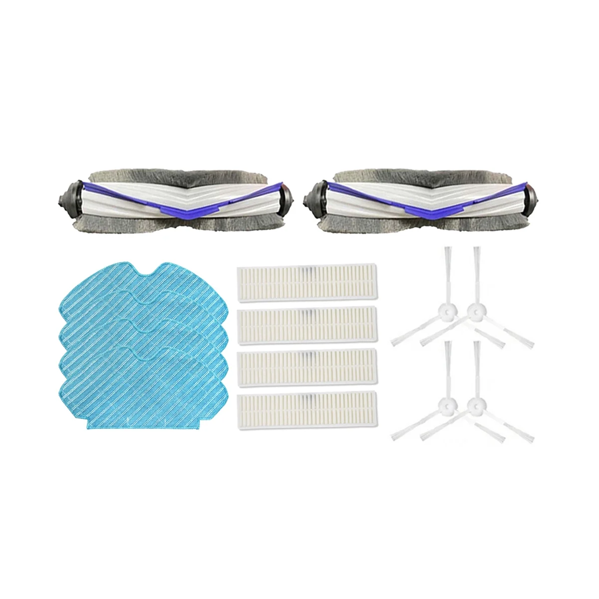 ผ้าถูพื้นกรอง HEPA สำหรับ Explorer Series 60 RG7447หุ่นยนต์ดูดฝุ่น RG7447Wh RG7455 RG7455แปรงด้านข้างหลัก