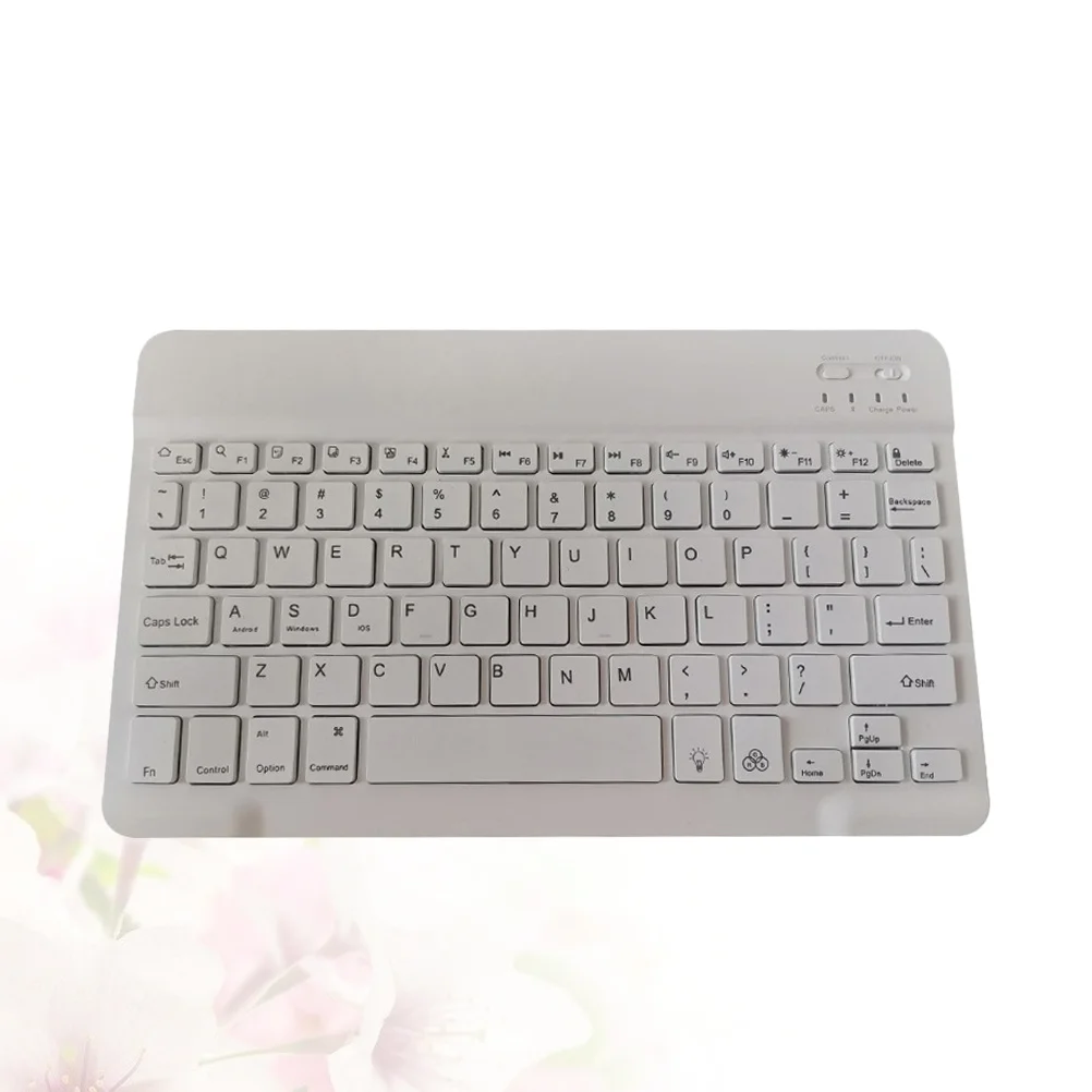 

Wireless Keyboard 10 Inches Colorful Backlight Computer Tablet Phone Portable Slim Keyboard Comfortable Keys Travel
