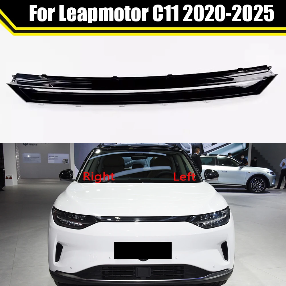 

Auto Day Lamp Light Case For Leapmotor C11 2020-2025 Car Front Daylight Lens Cover Lampshade Lampcover Caps Daylamp Shell