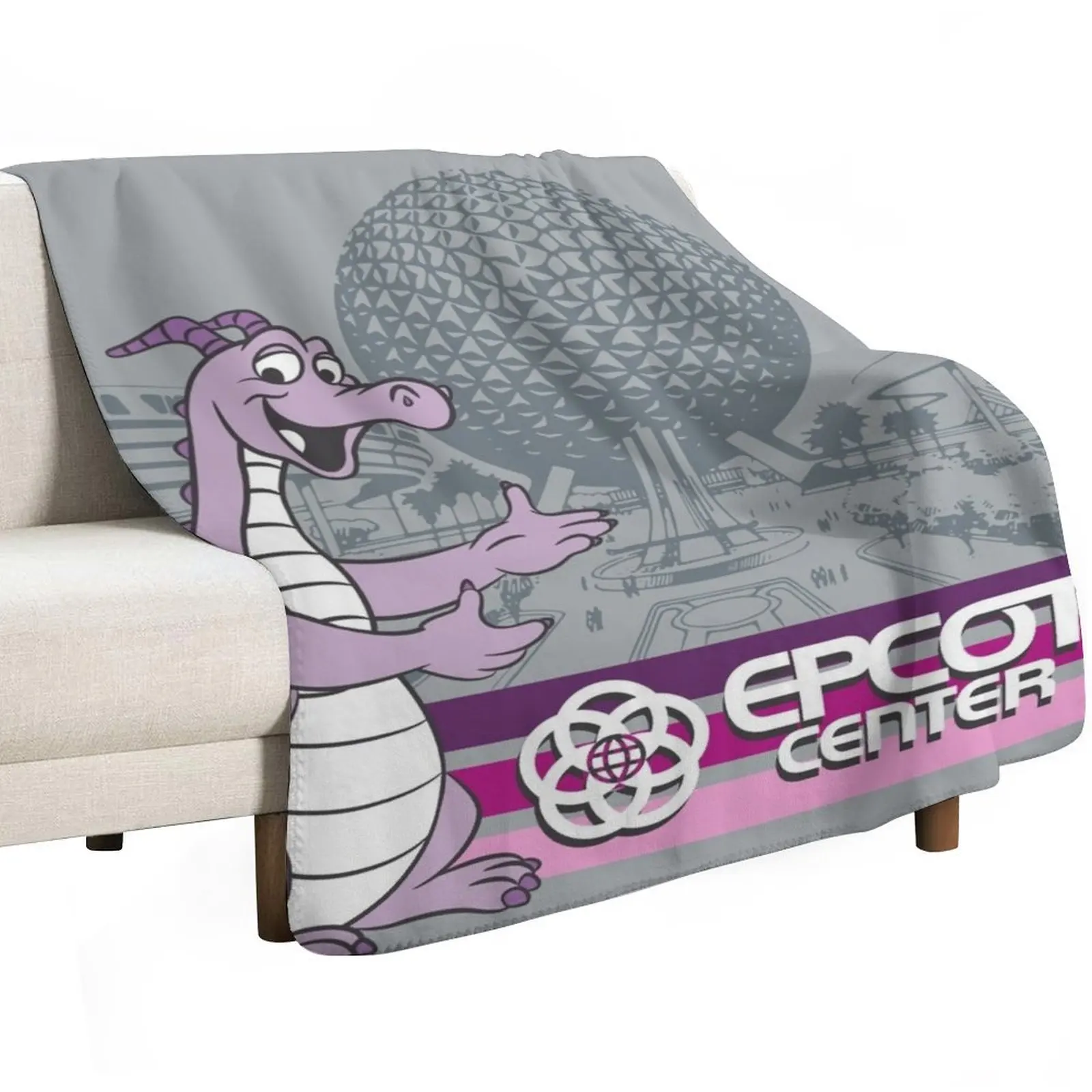 Welcome to EPCOT Center Throw Blanket Sofa manga Soft Plaid Furrys for babies Soft Big Blankets