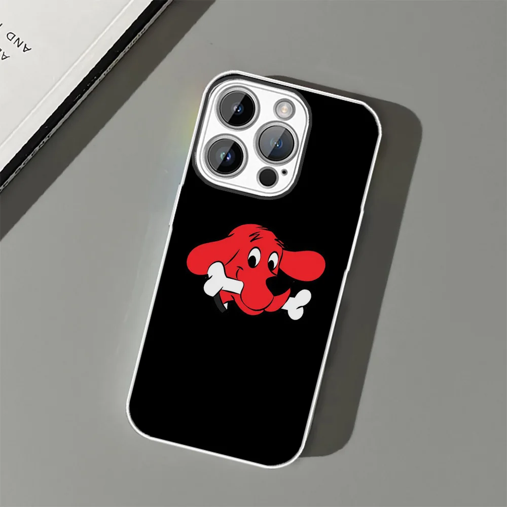 Clifford the Big Red Dog Cellphones Cover Phone Accessories Reflective For Apple Iphone Fashion Hard Protective Cover Cases