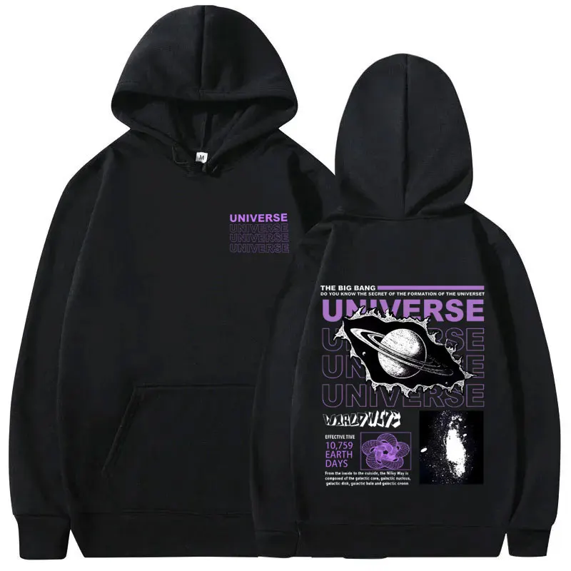 

The Secret of The Big Bang in The Universe Hoodie Men Women Fashion Oversized Sweatshirt Unisex Casual Cotton Vintage Streetwear