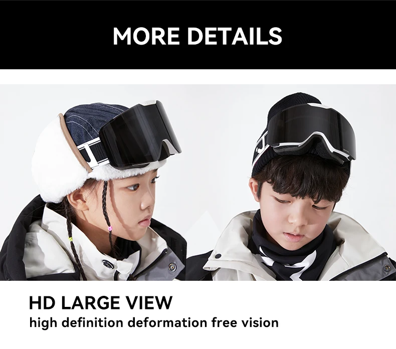 VECTOR Brand Ski Goggles Children Snowboard Goggles Glasses for Skiing UV400 Protection Skiing Snow Glasses Anti-Fog Ski Mask