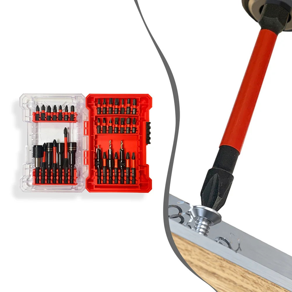 電子機器組立用ドライバービットキット精密ビットセット皿穴ドリルビット電動ドリル用ラベル付きサイズマーキング