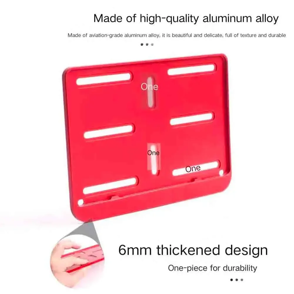 For HAOJUE UFR150 UFR 150 Refitted license plate holder, CNC aluminum alloy high-end license plate frame and support plate