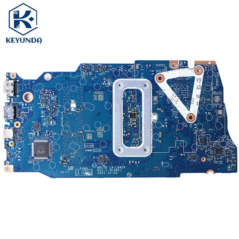 Imagem -06 - Placa-mãe Portátil para Dell La-l945p para Dell Vostro 3425 3525 Notebook Mainboard 0prrg1 0r9jv9 R35425u R7-5825u Completo Testado