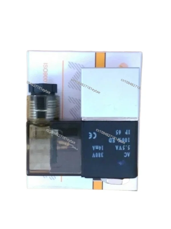 2pcs 3V1-06 oil-fr-ee a-ir compressor exhaust solenoid valve NMPC pressure rel-ief AC220V one-way valve 1 hole 380V a-ir