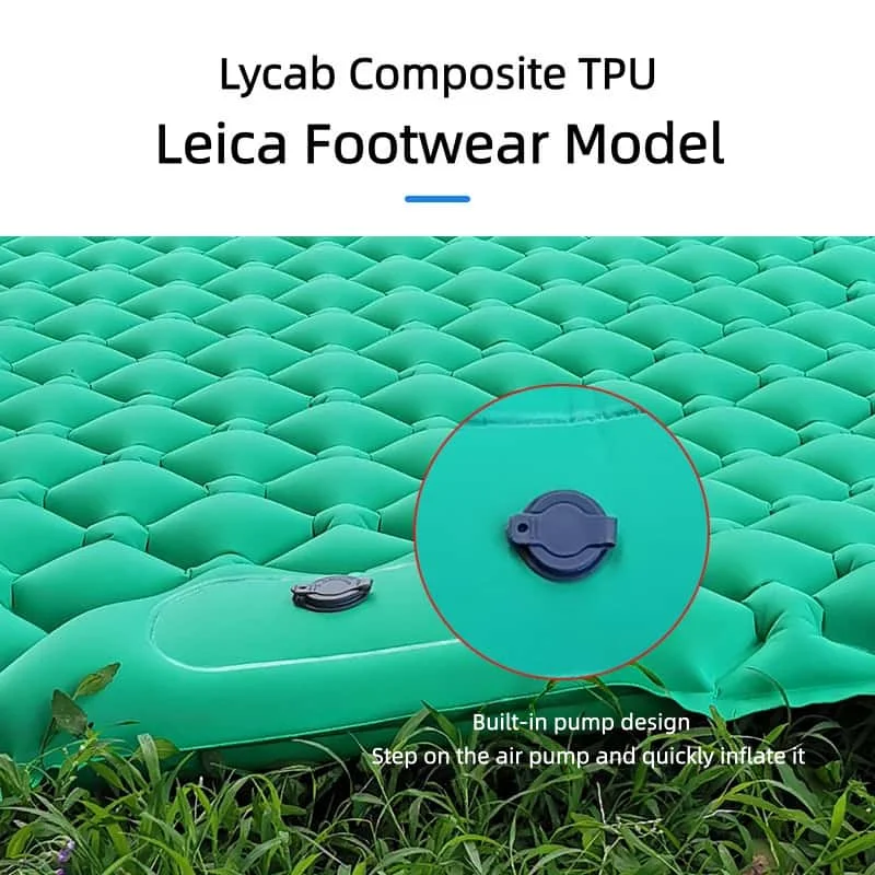 المحمولة نفخ مرتبة هوائية سرير التخييم في الهواء الطلق وسادة النوم طوي سرير الضيوف مقاوم للماء دائم مريح السفر قيلولة