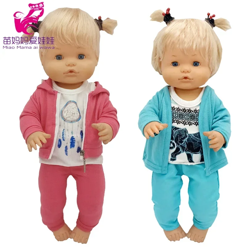 Reborn Baby Doll Clothes 35cm Spodnie dla 38cm Nenuco Ropa Y Su Hermanita Doll Outfit