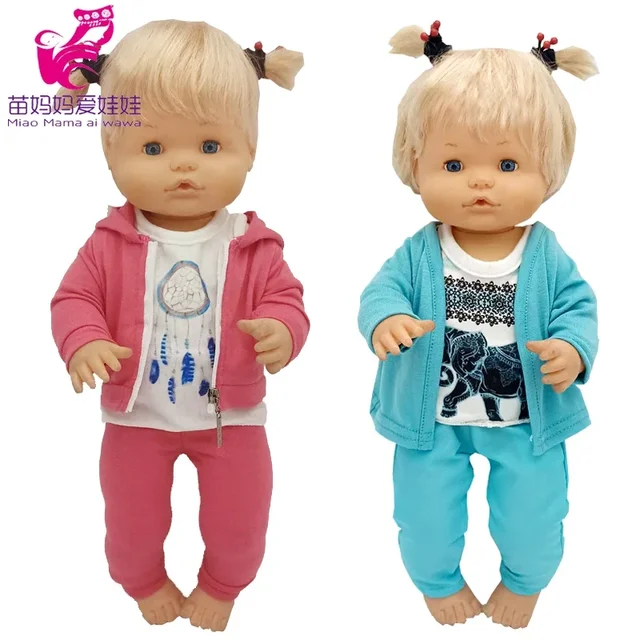Reborn Baby Doll Clothes 35cm Spodnie dla 38cm Nenuco Ropa Y Su Hermanita Doll Outfit