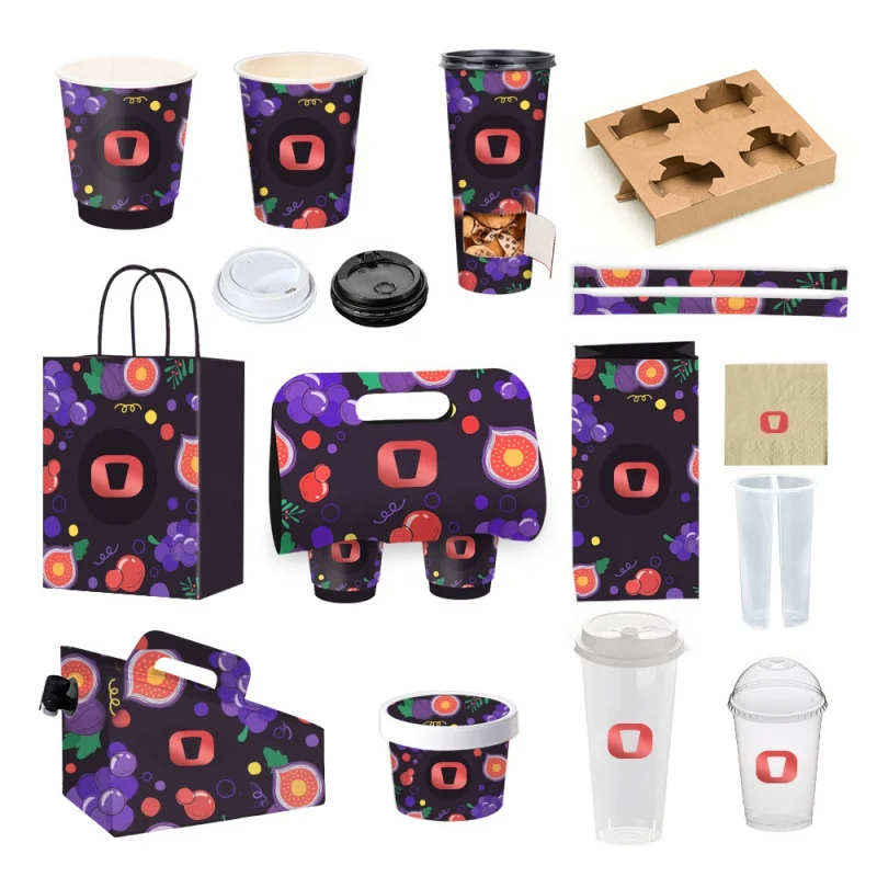 custom.LOKYO High Quality Cardboard 12 oz Hot Disposable Paper Yogurt Cup Custom Printed Single Wall 7oz Paper Cups