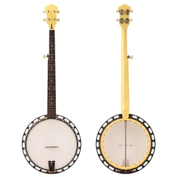 Good Quality 5 String Banjo Germany Quality Matte Finish 22F Chrome Diecast Machine Head Imported Drumhead Matte Finish