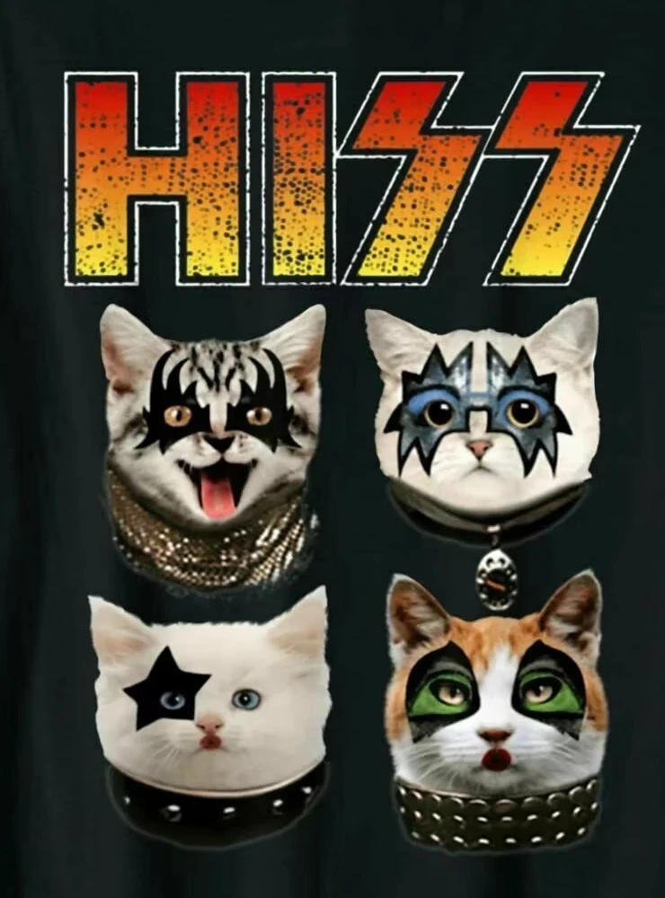 Hizz Masquerade Cat Funny Cat Lovers Gift T Shirt. Short Sleeve 100% Cotton Casual T-shirts Loose Top Size S-3XL