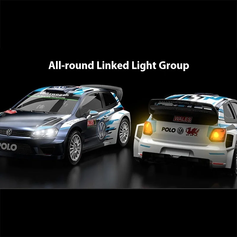 New Product Meijiaxin Hyper 1:7 Brushless 7304 Remote Control Car Polo R Wrc Electric High-Speed Rally Car Off-Road Vehicle