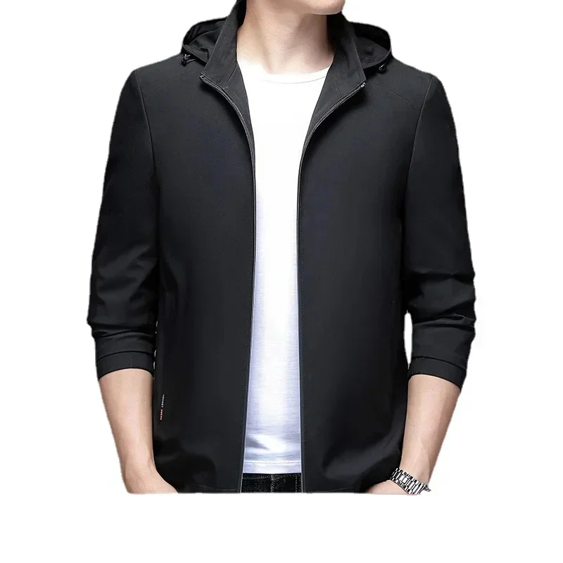 

Spring and Autumn New Mens Casual Jacket Comfortable Breathable Zipper Cardigan Male Trend Clothing Men's Coat Jaqueta FCY