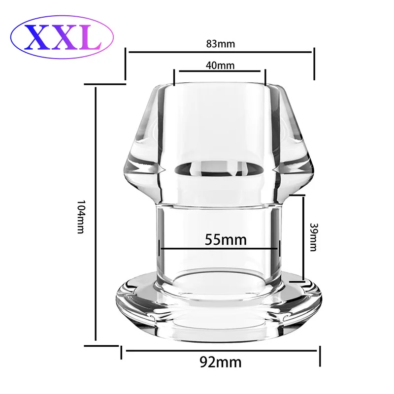 5 أحجام المكونات الشرج موسع جوفاء سدادة/ مقابس المؤخرة نفق تنظيف التوسع الاستمناء دش حقنة شرجية جهاز تدليك للبروستاتا السلع الحميمة #6