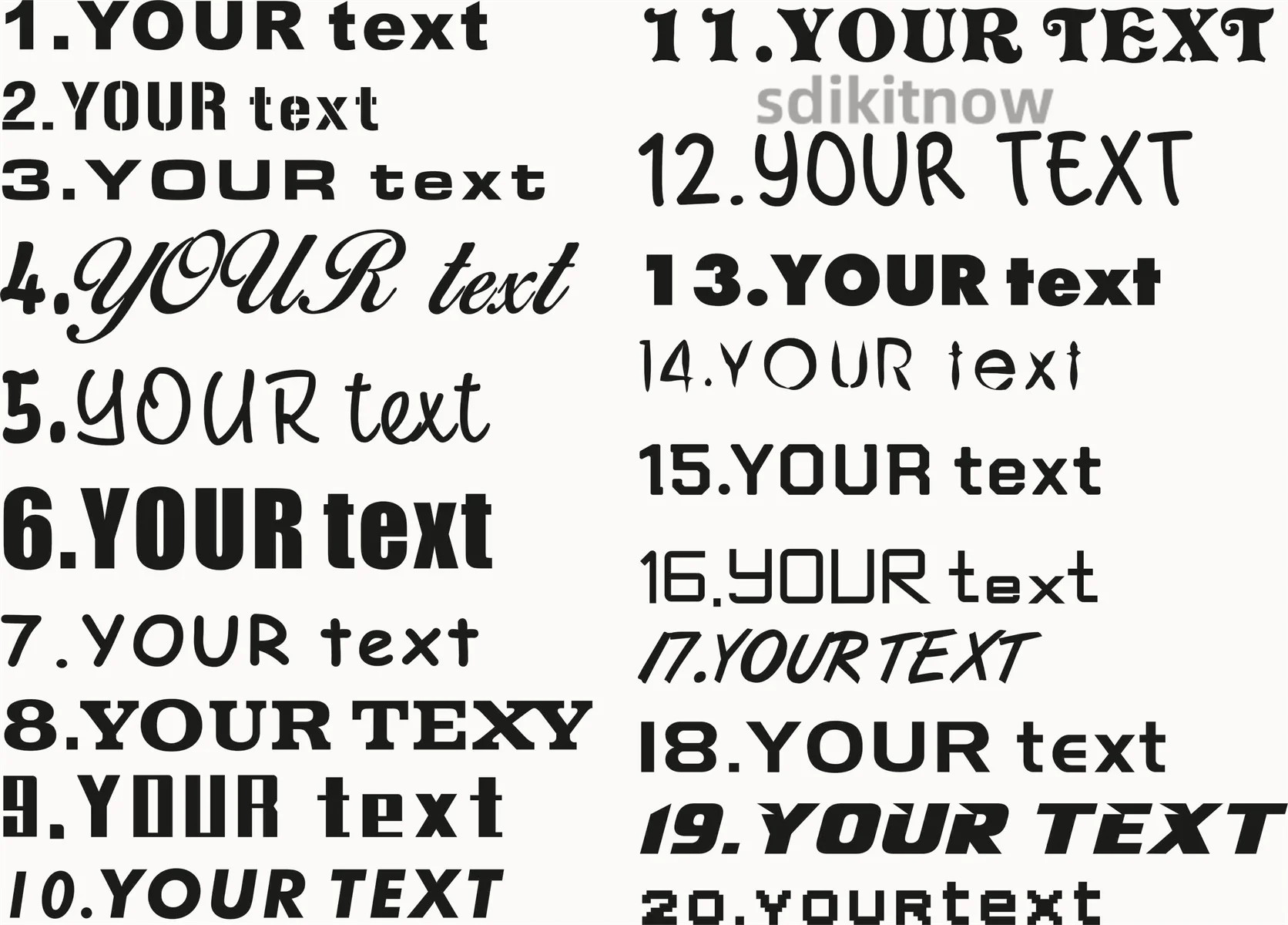 Custom Text Instagram My Name Sticker Facebook Logo X YouTube Snapchat Twitch For Car Bike Motorbike Helmet Door Football Decal