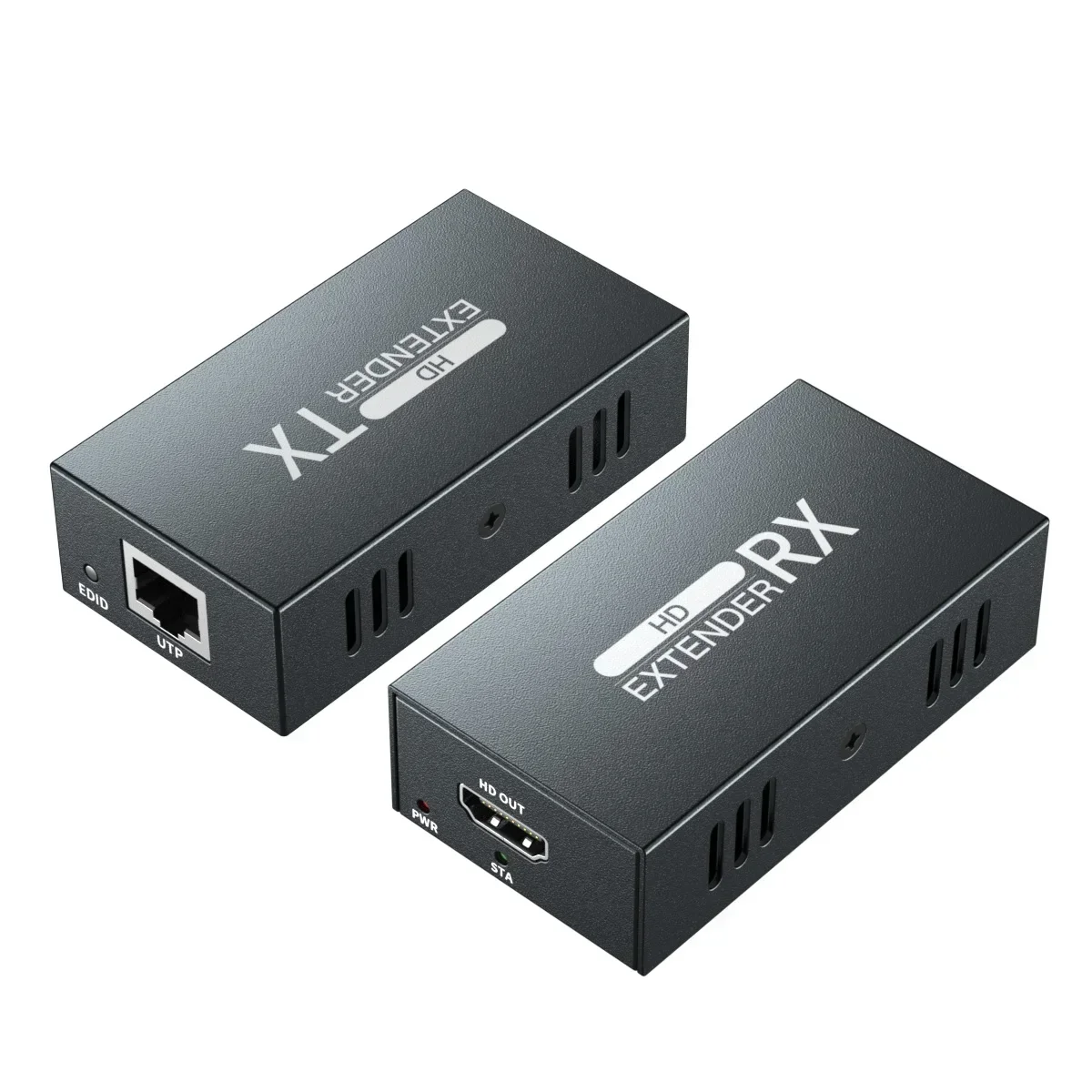 POC IR  HDMI Extender  RJ45 4K HDMI Extender Cat5 60M , 1x1,1x2,1x4,1x7   No Delay and No Compression