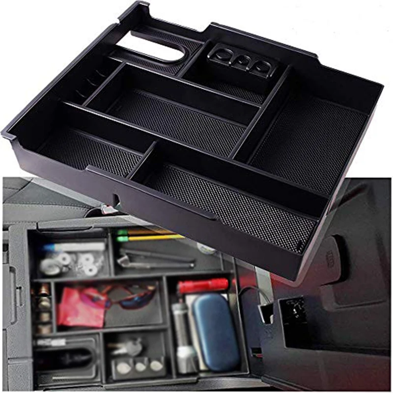 

Pickup Center Console Organizer For 2014-2021 Toyota Tundra Incl. SR SR5 LIMITED Platinum 1794 TRD Pro Interior Car Accessories