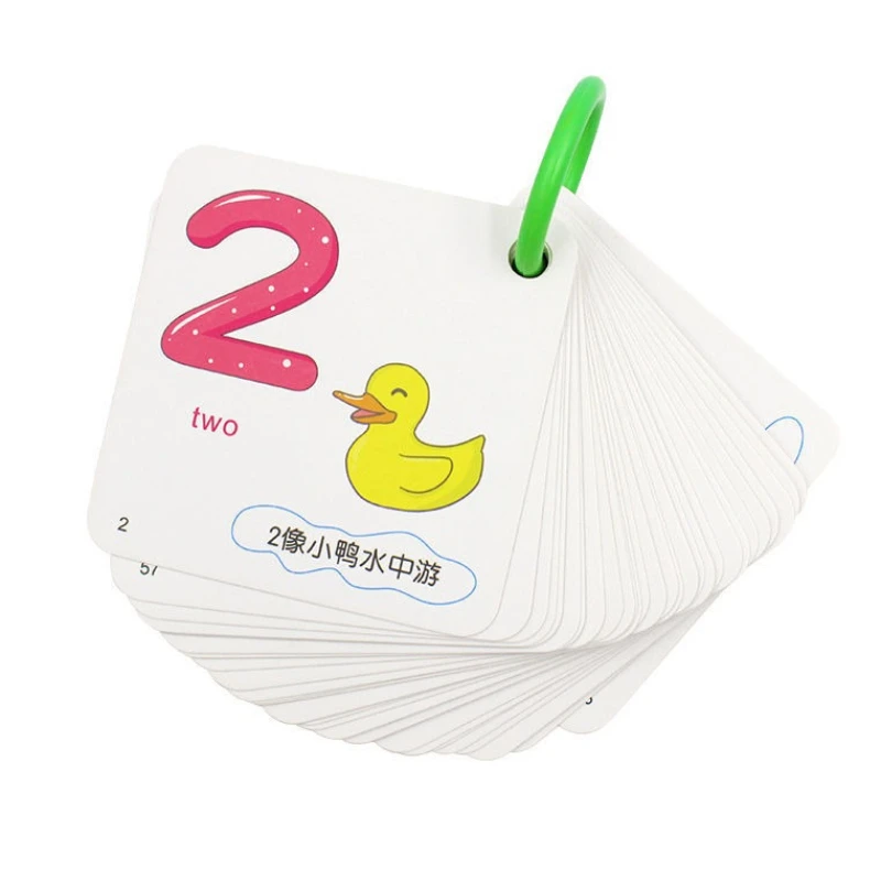 Kindergarten Baby 1 To 100 Digit Cards, First Grade Early Education Enlightenment Number Recognition Toys