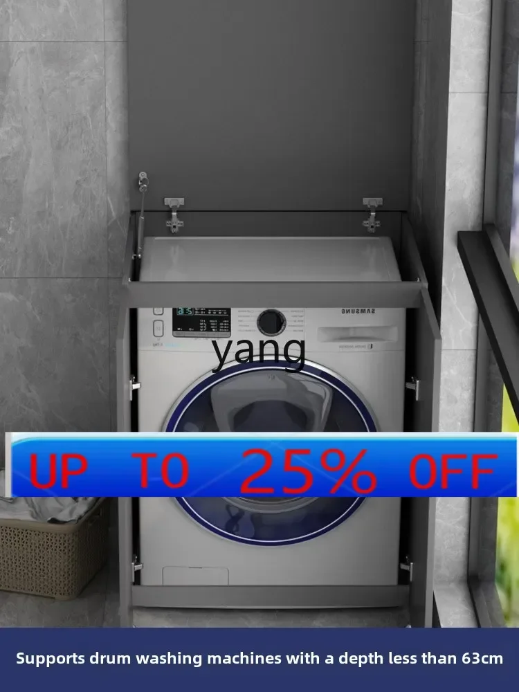 LH  washing machine cabinet protective cover space aluminum drum clothes machine significant other balcony rack