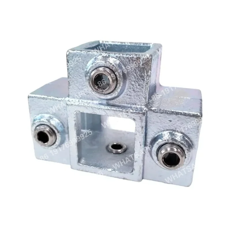 Galvanized Steel Pipe Clamp Connector Scaffolding Galvanized Malleable Iron Square Pipe Clamp Pipe Connectors Customized