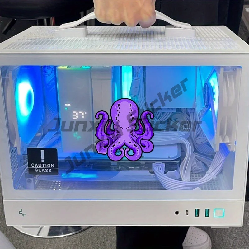 Style Octopus Sea Monster Motorcycle Stickers Waterproof DIY Scooter Body Fuel Tank Fairing Laptop Vinyl Decals