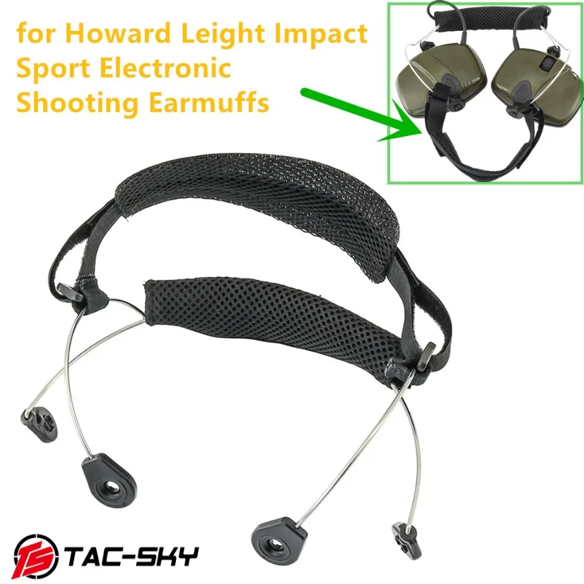 TS TAC-SKY Tactical Headset, Headband Acessórios, Fones de ouvido para Earpick By Honeywell, Impact Sport, Tiro Eletrônico, Jogos