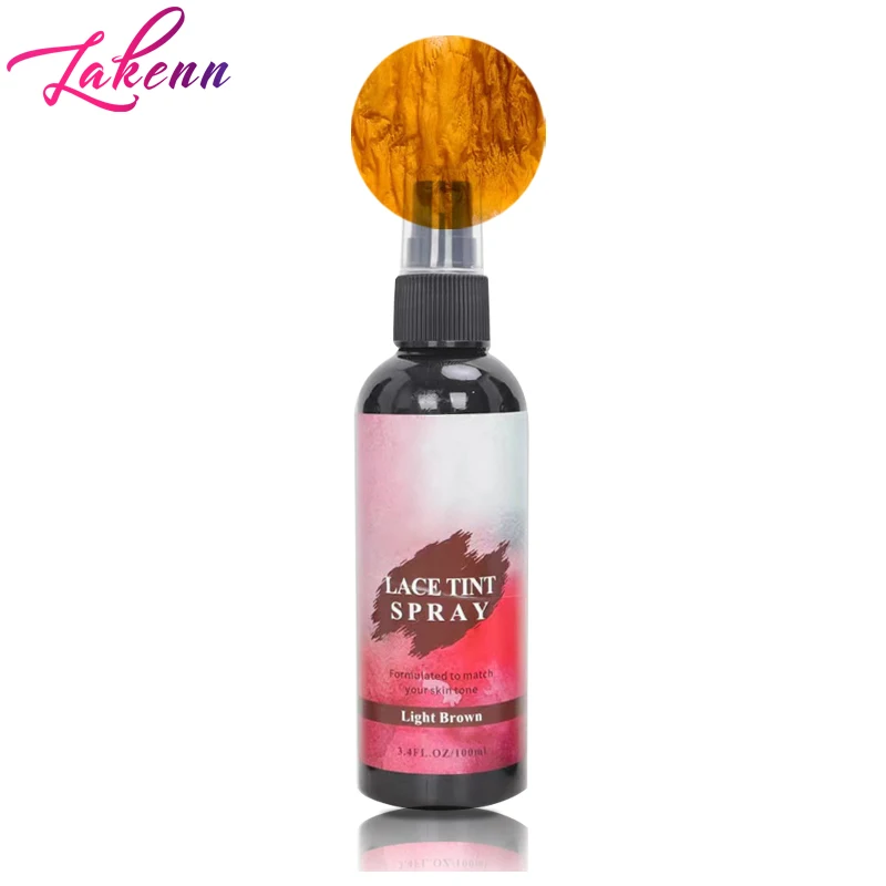 Lace Tint Spray For Tint Pour Lace Wigs Melting Spray Set For Spray Lace Frontal Teint Spray Hair Dye Waterproof Natural Wigs