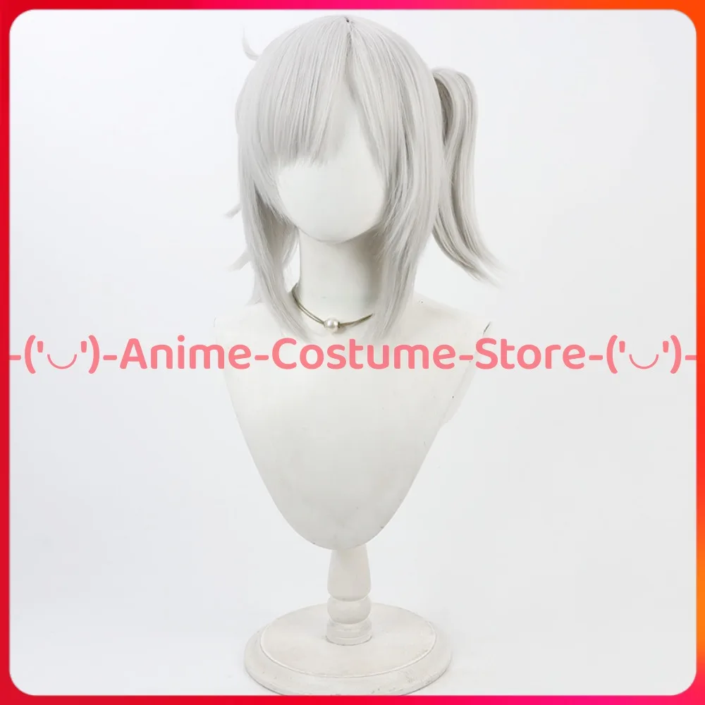 VTuber Nekomo Patto Nekomo Pato Cosplay Wig Ponytail Anime Character Halloween Carnival Party Wigs Heat Resistant Synthetic Hair