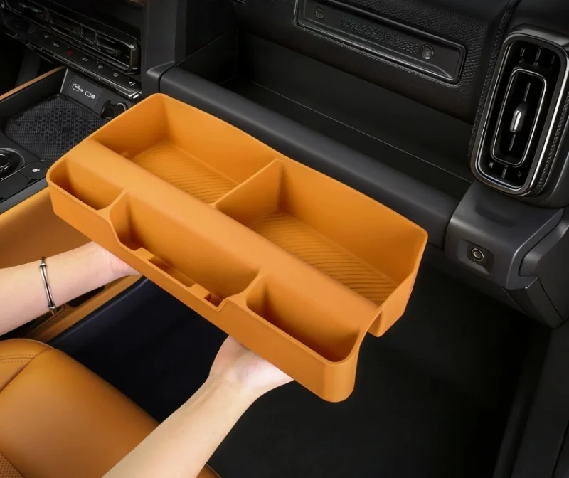 Car Co-pilot Silicone Storage Box Fit for Haval V7 Raptor Plus 2026 Modified Multi Functional Storage Box Interior Accessories