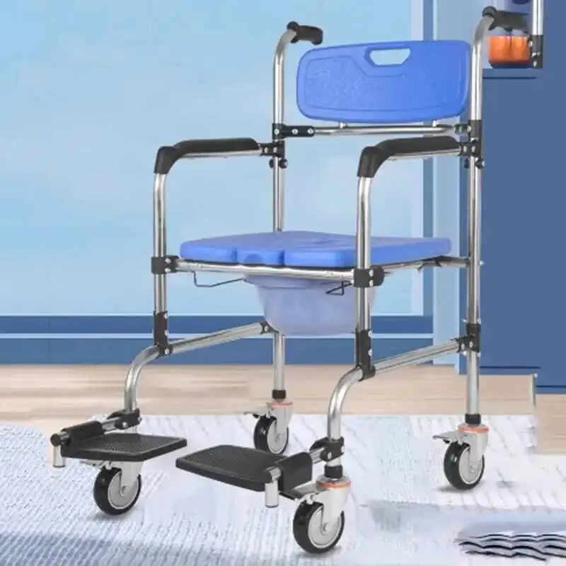 

Designer Stackable Medical Disabled Bathroom Chair Folding Bedroom Stool Metal Potty Shower Silla Plegable Trendy Furniture
