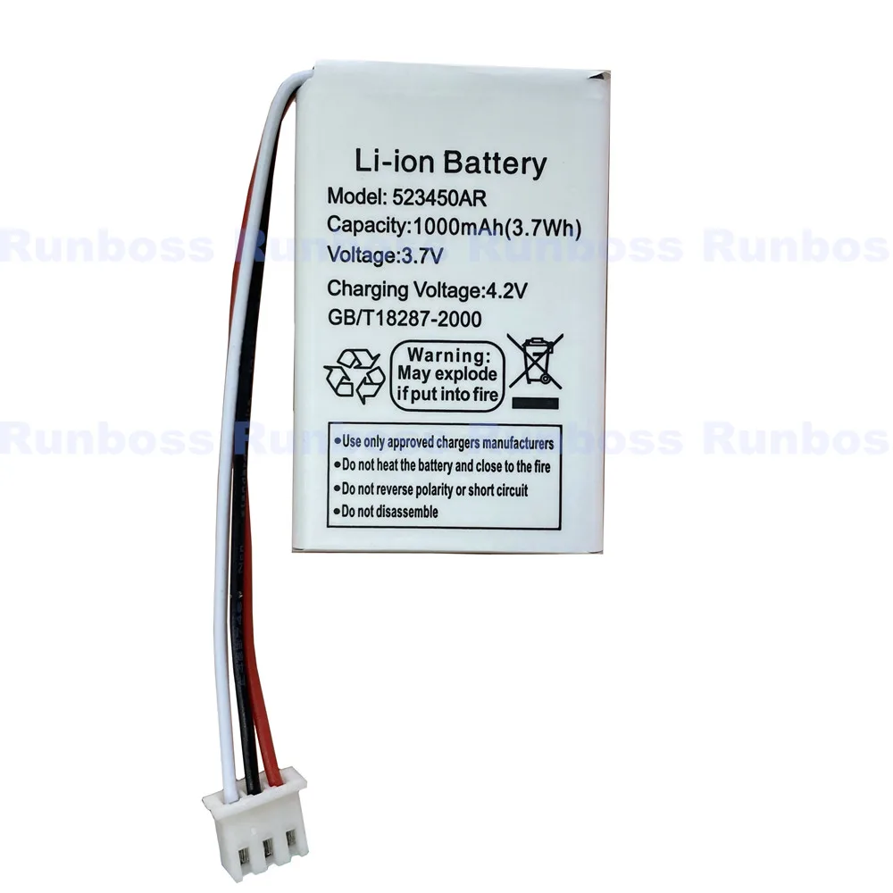 

1000mAh 523450AR Battery For Zhongnuo C265 LI523450AR Ronson TP-900T 523450A 3.7V HWCD6238(10) Qiaoxing Wireless Phone HR8188TC