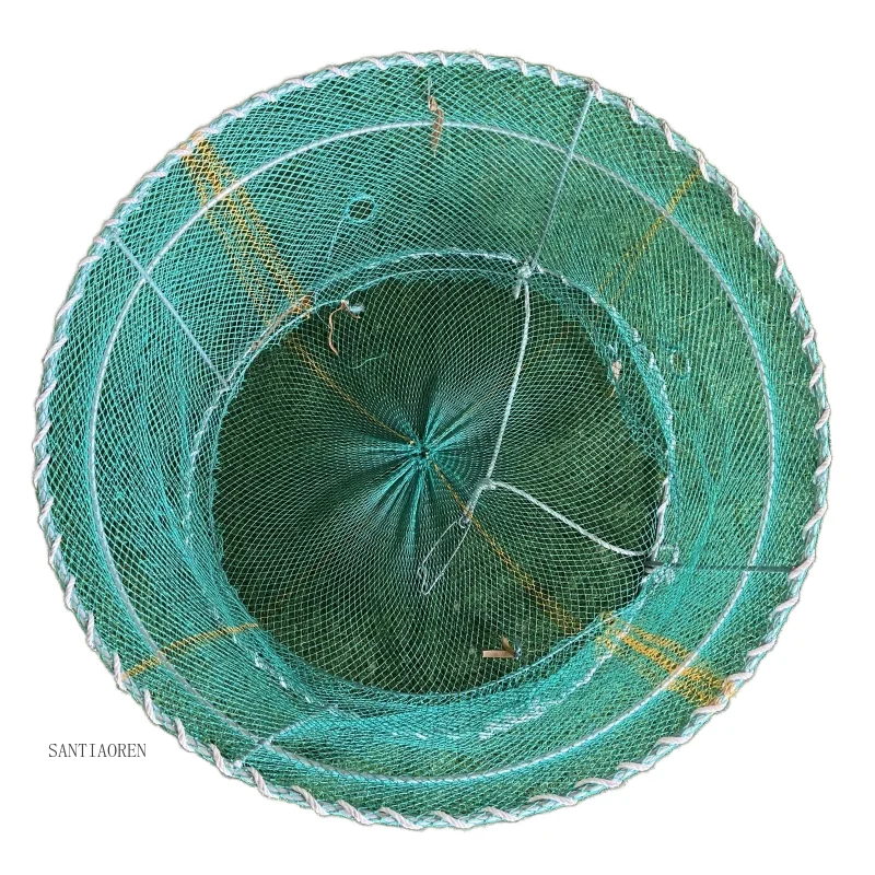 2025Heavy Duty PE Trap Cage for Deep Sea Fish and Crab Cage Trap Capture Aquaculture Equipment mskib shop