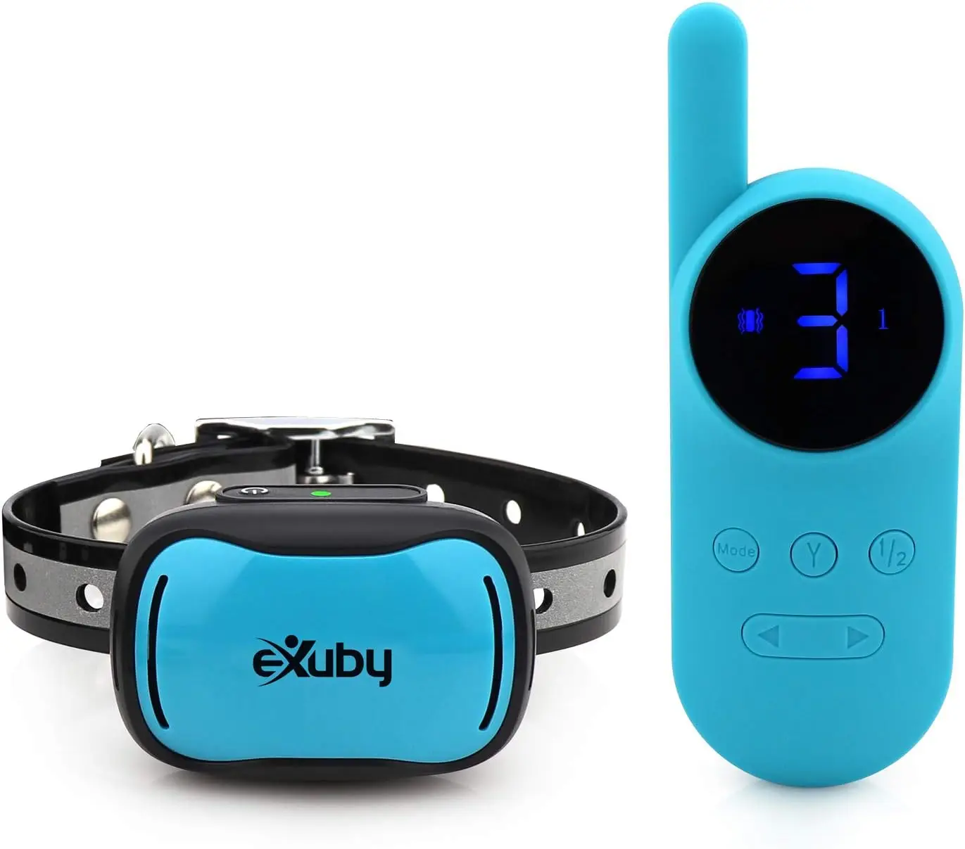 

Tiny Shock Collar for Small Dogs 5-15lbs - Sound, Vibration, Shock Modes - 9 Intensity Levels - Water-Resistant Teal