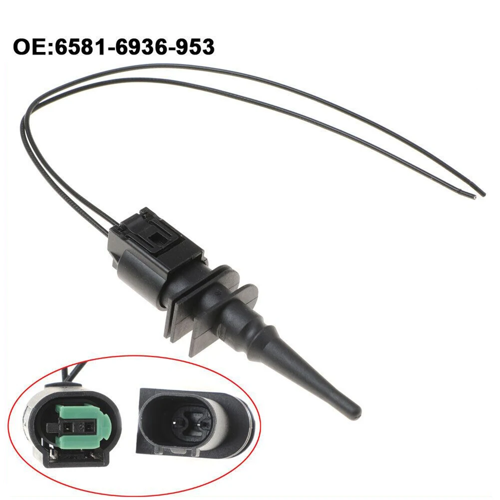 Outside for Air Sensor 65816936953 for BMW 5 Series for e60 for e61 Compatible with Original Connector and Wiring Harness